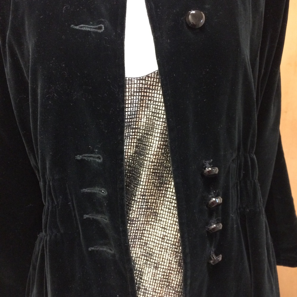 Vintage velvet cape